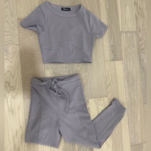 Two Piece Gray Set